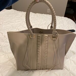 Lionel Boho Gray Faux Leather Purse